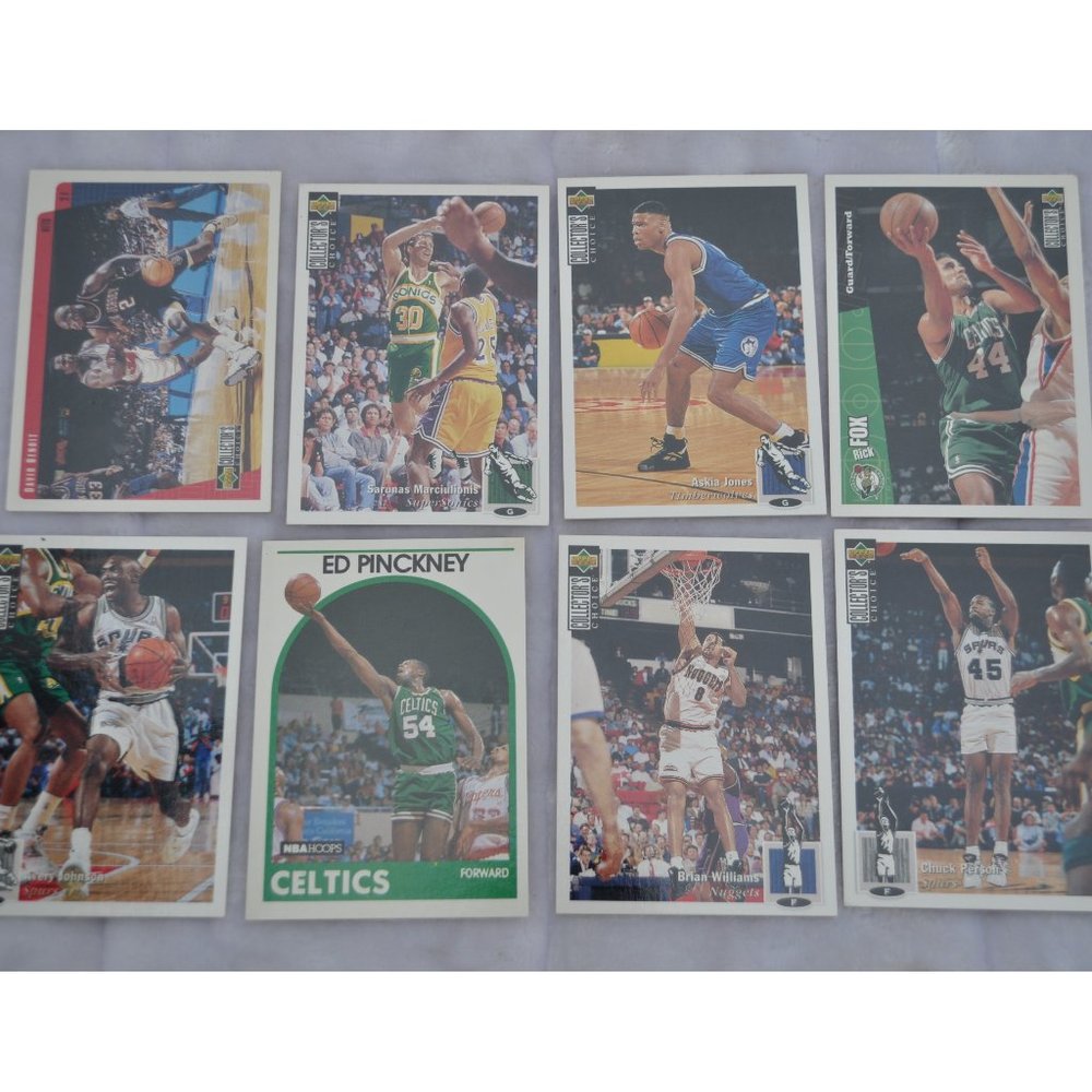Basketball NBA UPPER D.E.C.K. Basketball cards Lot of Eight Cards collectible